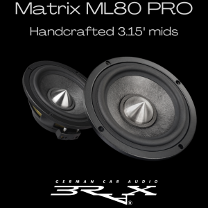 Brax Matrix ML80 PRO 3.15" midrange speakers