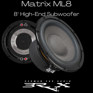 Brax Matrix ML8 8" subwoofer